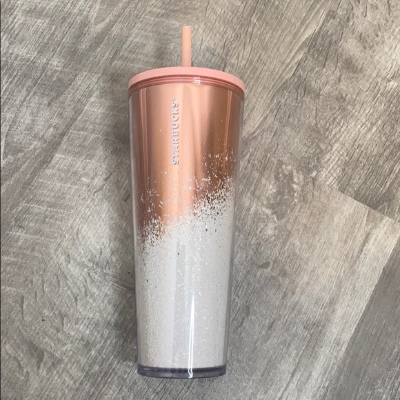 Starbucks Other - Starbucks 2019 Holiday Pink Glitter Cascading cup
